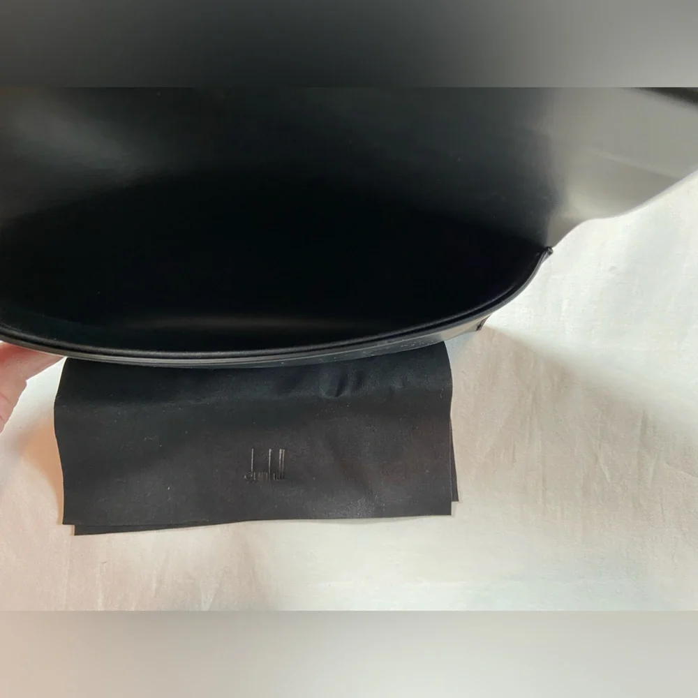 Dunhill Black Leather Eye Glass Case excellent‎ Condition